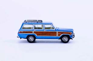 JEEP GRAND WAGONEER SUV, METALLIC BLUE (ДЛИНА МОДЕЛИ 6-10 СМ)