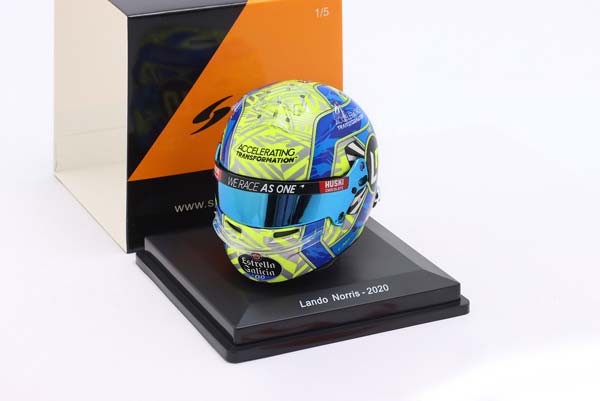 ШЛЕМ LANDO NORRIS #4 MCLAREN F1 TEAM FORMULA 1 2020 / ЛАНДО НОРРИС №4 КОМАНДА МАКЛАРЕН ФОРМУЛА-1 2020 — фото 3