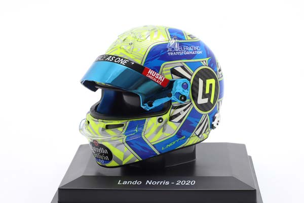 ШЛЕМ LANDO NORRIS #4 MCLAREN F1 TEAM FORMULA 1 2020 / ЛАНДО НОРРИС №4 КОМАНДА МАКЛАРЕН ФОРМУЛА-1 2020 — фото 5