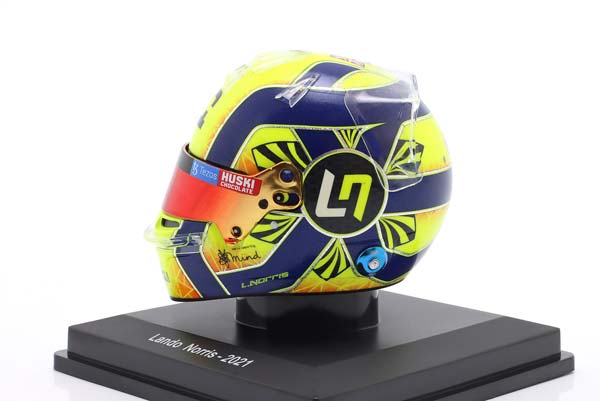 ШЛЕМ LANDO NORRIS #4 MCLAREN F1 TEAM FORMULA 1 2021 / ЛАНДО НОРРИС №4 КОМАНДА МАКЛАРЕН ФОРМУЛА-1 2021 — фото 4