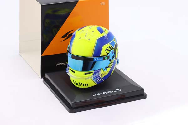 ШЛЕМ LANDO NORRIS #4 MCLAREN F1 TEAM FORMULA 1 2022 / ЛАНДО НОРРИС №4 КОМАНДА МАКЛАРЕН ФОРМУЛА-1 2022 — фото 3