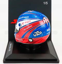 МОДЕЛЬ ШЛЕМА BELL F1 ALFA ROMEO C42 TEAM ORLEN RACING N 77 SEASON (2022) VALTTERI BOTTAS, BLUE WHITE RED — фото 2