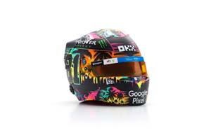 МОДЕЛЬ ШЛЕМА OSCAR PIASTRI MIAMI GP 2024 — фото 3