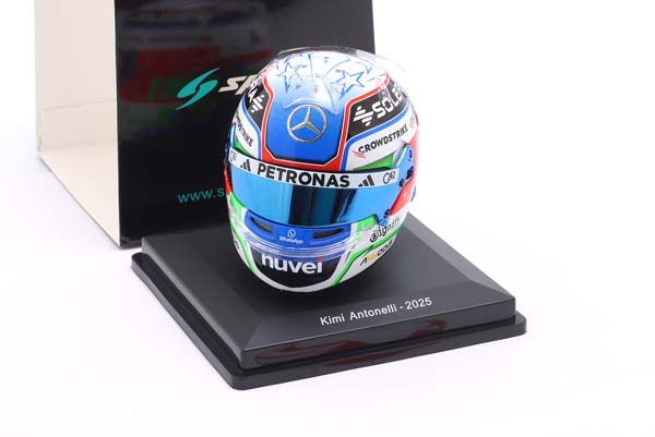 ШЛЕМ ANDREA KIMI ANTONELLI #12 MERCEDES-AMG PETRONAS F1 TEAM FORMULA 1 2025 / КИМИ АНТОНЕЛЛИ МЕРСЕДЕС-АМГ ПЕТРОНАС ФОРМУЛА-1 КОМАНДА — фото 3