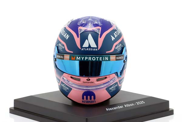 ШЛЕМ ALEX ALBON #23 WILLIAMS RACING FORMULA 1 2025 / АЛЕКС АЛБОН ВИЛЬЯМС ФОРМУЛА-1
