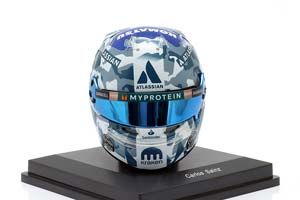 WILLIAMS RACING #55 BRITISH GP FORMULA 1 2025 HELMET CARLOS SAINZ JR / ВИЛЬЯМС ГРАН-ПРИ ВЕЛИКОБРИТАНИИ ФОРМУЛА-1 ШЛЕМ КАРЛОС САЙНС