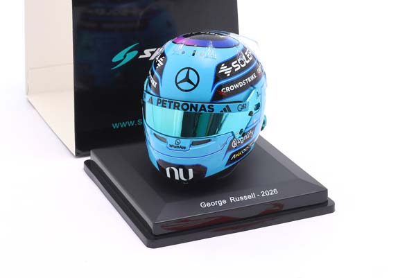 ШЛЕМ GEORGE RUSSELL MERCEDES-AMG W17 #63 FORMULA 1 2026 / ДЖОРДЖ РАССЕЛЛ МЕРСЕДЕС-АМГ W17 ФОРМУЛА-1 — фото 3