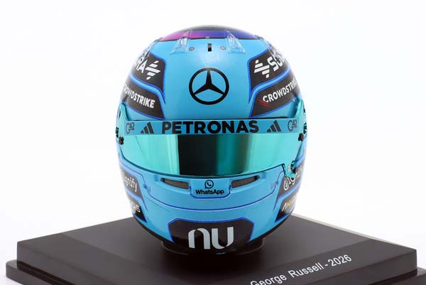 ШЛЕМ GEORGE RUSSELL MERCEDES-AMG W17 #63 FORMULA 1 2026 / ДЖОРДЖ РАССЕЛЛ МЕРСЕДЕС-АМГ W17 ФОРМУЛА-1