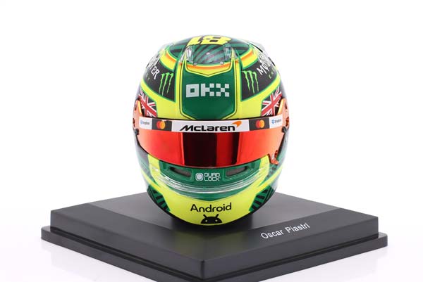 ШЛЕМ OSCAR PIASTRI MCLAREN MASTERCARD #81 AUSTRALIAN GP FORMULA 1 2026 / ОСКАР ПИАСТРИ МАКЛАРЕН МАСТЕРКАРД ГРАН-ПРИ АВСТРАЛИИ ФОРМУЛА-1