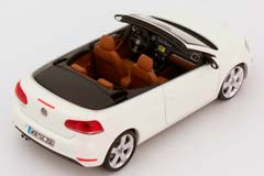 VW VOLKSWAGEN GOLF VI CABRIOLET (2012), WHITE METALLIC — фото 3
