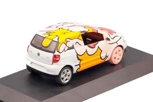 VW VOLKSWAGEN FOX ART CAR RAINBOW, WHITE — фото 2