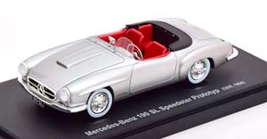 MERCEDES 190 SL SPEEDSTER PROTOTYP 1954 SILVER