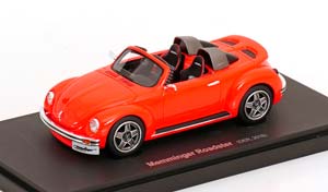 VW MEMMINGER ROADSTER 2019 NEON RED / ФОЛЬКСВАГЕН МЕММИНГЕР РОДСТЕР НЕОНОВЫЙ КРАСНЫЙ