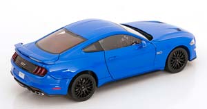 FORD MUSTANG GT WITH WIDE BODY KIT 2019 BLUE METALLIC — фото 2