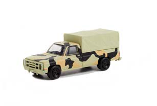 CHEVROLET M1008 CUCV 1984 CAMOUFLAGE WITH CARGO COVER