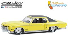 CHEVROLET MONTE CARLO 1971 SUNFLOWER YELLOW/BLACK (ДЛИНА МОДЕЛИ 6-10 СМ) — фото 2