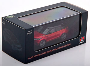 LAND ROVER RANGE ROVER VELAR 2018 REDMETALLIC BLACK (ДЛИНА МОДЕЛИ 6-10 СМ) — фото 3