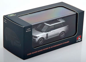 LAND ROVER RANGE ROVER SV 2017 SILVER (ДЛИНА МОДЕЛИ 6-10 СМ) — фото 3