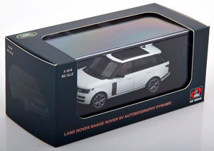 LAND ROVER RANGE ROVER SV 2017 WHITE (ДЛИНА МОДЕЛИ 6-10 СМ) — фото 3
