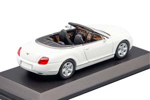 BENTLEY CONTINENTAL GT CABRIOLET 2007 БЕЛЫЙ (ДЛИНА МОДЕЛИ 6-10 СМ) — фото 2