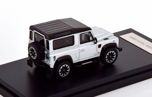 LAND ROVER DEFENDER 90 WORKS V8 2018 SILVER (ДЛИНА МОДЕЛИ 6-10 СМ) — фото 2
