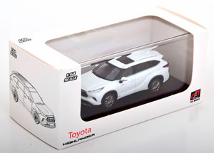 TOYOTA HIGHLANDER WHITE (ДЛИНА МОДЕЛИ 6-10 СМ) — фото 3