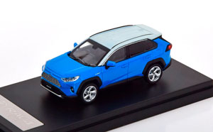 TOYOTA RAV4 HYBRID BLUE GREY (ДЛИНА МОДЕЛИ 6-10 СМ)