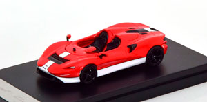 MCLAREN ELVA RED WHITE (ДЛИНА МОДЕЛИ 6-10 СМ) — фото 1