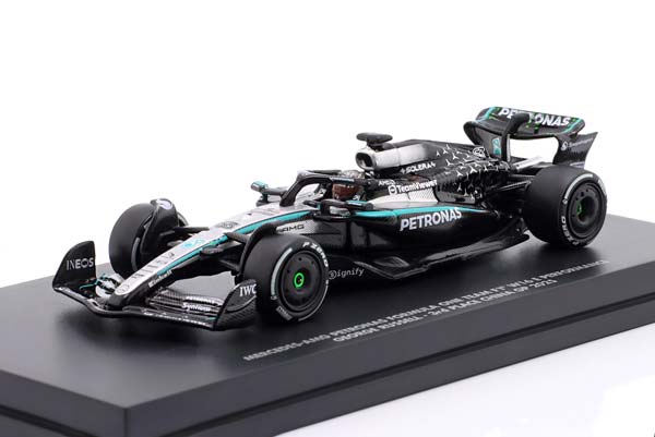 MERCEDES-AMG F1 W16 #63 3RD CHINA GP FORMULA 1 2025 1:43 GEORGE RUSSELL / МЕРСЕДЕС-АМГ ФОРМУЛА-1 W16 3 МЕСТО ГРАН-ПРИ КИТАЯ ДЖОРДЖ РАССЕЛЛ