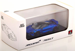 MCLAREN 765LT DARKBLUE-METALLIC BLACK (ДЛИНА МОДЕЛИ 6-10 СМ) — фото 3