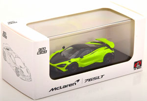 MCLAREN 765LT LIGHTYELLOW BLACK (ДЛИНА МОДЕЛИ 6-10 СМ) — фото 3