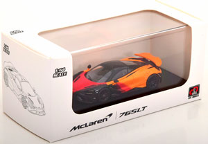 MCLAREN 765LT BLACK RED ORANGE (ДЛИНА МОДЕЛИ 6-10 СМ) — фото 3