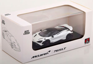 MCLAREN 765LT WHITE BLACK (ДЛИНА МОДЕЛИ 6-10 СМ) — фото 3