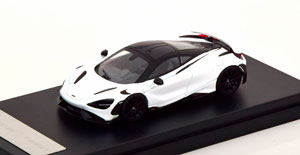 MCLAREN 765LT WHITE BLACK (ДЛИНА МОДЕЛИ 6-10 СМ)