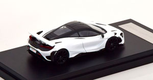 MCLAREN 765LT WHITE BLACK (ДЛИНА МОДЕЛИ 6-10 СМ) — фото 2