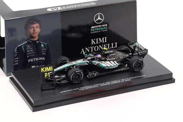 MERCEDES-AMG F1 W17 #12 WINNER CHINA GP FORMULA 1 2026 KIMI ANTONELLI / МЕРСЕДЕС-АМГ ФОРМУЛА-1 W17 ПОБЕДИТЕЛЬ ГРАН-ПРИ КИТАЯ КИМИ АНТОНЕЛЛИ — фото 3