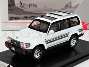 TOYOTA LAND CRUISER J8 1990, WHITE (ДЛИНА МОДЕЛИ 6-10 СМ)