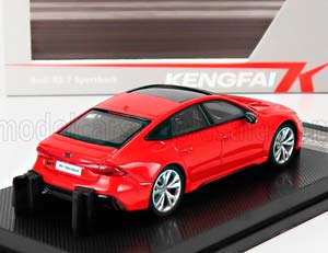 AUDI A7 RS7 SPORTBACK 2020, RED (ДЛИНА МОДЕЛИ 6-10 СМ) — фото 2