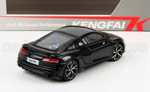 AUDI R8 COUPE PERFORMANCE 2021, BLACK (ДЛИНА МОДЕЛИ 6-10 СМ) — фото 2