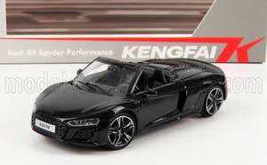 AUDI R8 SPIDER PERFORMANCE 2021, BLACK (ДЛИНА МОДЕЛИ 6-10 СМ)