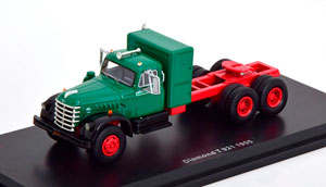 DIAMOND T 921 TOWING VEHICLE 1955 GREEN BLACK RED (ДЛИНА МОДЕЛИ 6-10 СМ)