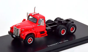 DIAMOND T 921 TOWING VEHICLE 1955 RED BLACK (ДЛИНА МОДЕЛИ 6-10 СМ)