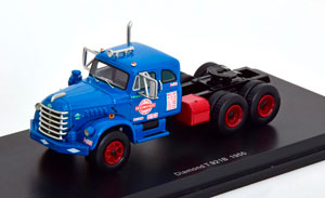 DIAMOND T 921B TOWING VEHICLE 1955 BLUE BLACK RED (ДЛИНА МОДЕЛИ 6-10 СМ)