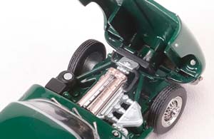 JAGUAR E-TYPE HARDTOP 1961, GREEN (ДЛИНА МОДЕЛИ 6-10 СМ) — фото 8