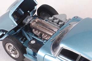 JAGUAR E-TYPE HARDTOP 1961, LIGHT BLUE (ДЛИНА МОДЕЛИ 6-10 СМ) — фото 9