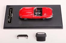JAGUAR E-TYPE ROADSTER 1961, RED (ДЛИНА МОДЕЛИ 6-10 СМ)