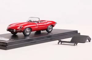 JAGUAR E-TYPE ROADSTER 1961, RED (ДЛИНА МОДЕЛИ 6-10 СМ) — фото 2
