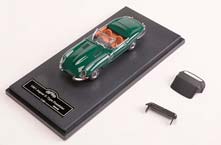 JAGUAR E-TYPE ROADSTER 1961, GREEN (ДЛИНА МОДЕЛИ 6-10 СМ)