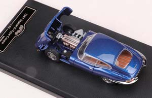 JAGUAR E-TYPE HARDTOP 1961, BLUE METALLIC (ДЛИНА МОДЕЛИ 6-10 СМ) — фото 5