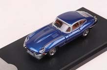 JAGUAR E-TYPE HARDTOP 1961, BLUE METALLIC (ДЛИНА МОДЕЛИ 6-10 СМ)